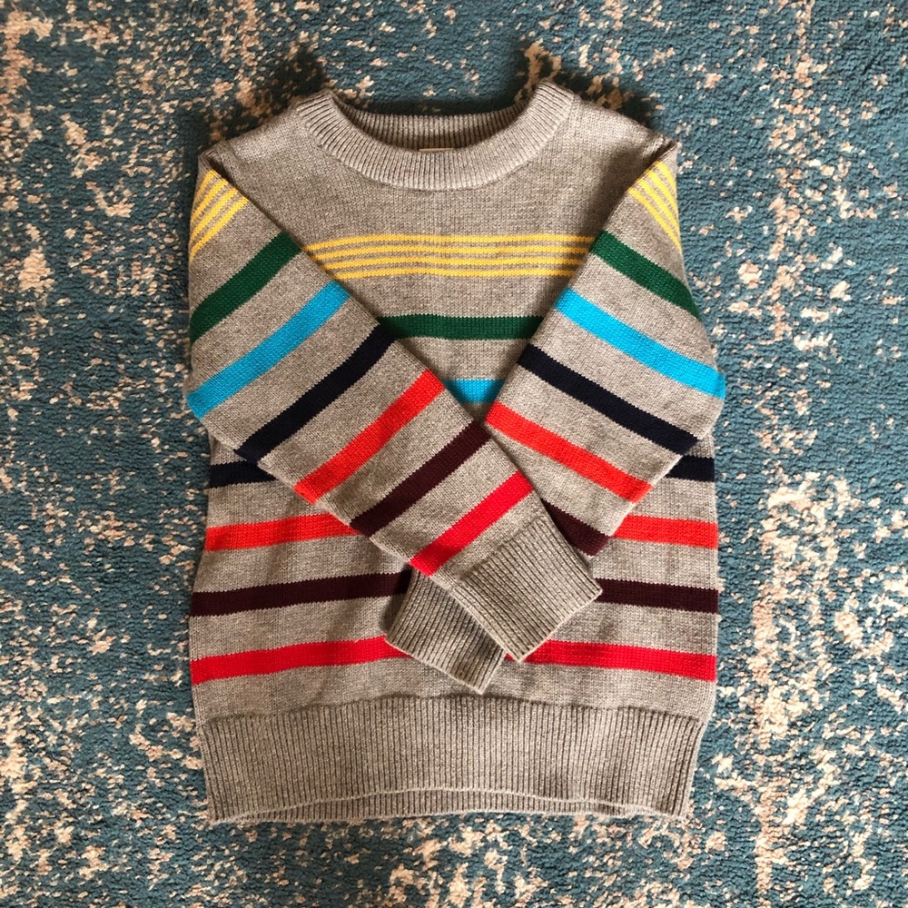 Gap Kids Gray Colorful Sweater
